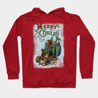 MERRY CTHULHU- Bad Tidings from HP Lovecraft's Great Old One- Monster Santa Hoodie